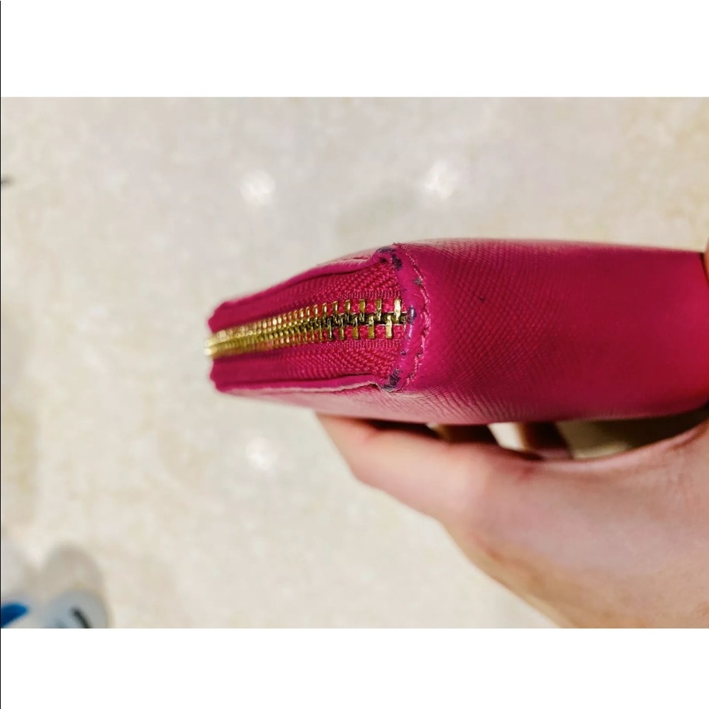 Tory Burch Robinson Zip Continental Wallet, Pink - Picture 3 of 5